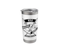 Kyle Scottish Clan Wreaking Havoc Medieval Weapons Stainless Steel Insulated Tumbler