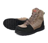 Kylebooker Men's Fishing Wading Boots Lightweight Anti-Slip Hunting Waders Shoes WB003 Khaki (Rubber,UK9.5)
