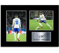 Kylian Mbappe 2024 Football Player France A4 Printed Signed Autograph Photo Display Mount Gift