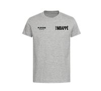 Kylian Mbappe Logo Kids T-Shirt - Gray / 12-13 years