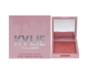 Kylie Cosmetics Pressed Blush Powder 0.35 oz - 335 Baddie on the Block - Long-Lasting, Buildable Velvet-Matte Flush, Vegan & Cruelty-Free