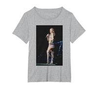 Kylie Minogue KylieFever2002 Tour Live in Cardiff T-Shirt, Women's Plus, Heather Grey, 1X