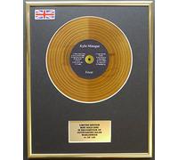 KYLIE MINOGUE/MINI GOLD DISC DISPLAY/LIMITED EDITION/COA/FEVER