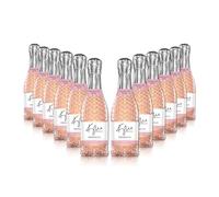 Kylie Minogue Signature Mini Prosecco Rosé, 12 X 20cl, Elegant Sparkling Rosé in a Heart-Emblazoned Bottle, Perfect for Gifting and Celebrations, Made in Italy