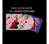 Kylie Minogue SIGNED Postcard - Christmas Fully Wrapped HMV CD Album Presale