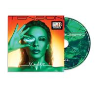 KYLIE MINOGUE TENSION CD WITH LARGE 12" x 12"HAND SIGNED LITHOGRAPHIC PRINT
