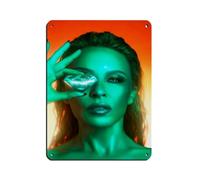 Kylie Minogue Tension Album Poster Cover Retro Poster Metal Tin Sign Chic Art Retro Iron Painting Bar People Cave Cafe Family Garage Poster Wall Decoration 12x16inch(30x40cm)