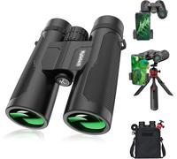 Kylietech 12x42 Binoculars with Tripod, Phone Adapter for Photography | Binocul