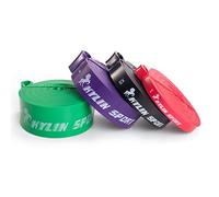 KYLIN SPORT Resistance Band Assisted Pull Up Bands Training Yoga Pilates Elastic Loop Stretch for Crossfit Gymnastics Power-lifting (Set of 4 ( Red+Black+Purple+Green ))