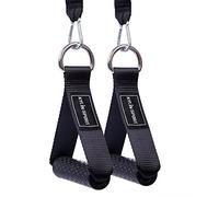 KYLIN SPORT Upgraded Exerecise Resistance Band Handle Grips Replacement Fitness Strap Handle Cable Attachment Silicon Grip with Solid ABS Cores