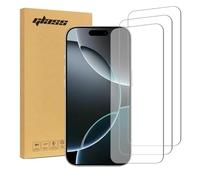 KYLOS Lot De 3, Verre Trempé Pour iPhone 16 Pro, Film Protection Écran - Sans Bulles D'Air - Ultra Resistant (0.33 mm HD Ultra Transparent) Dureté 9H Glass, Ecran iPhone 16 Pro