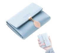 KYLOS Portéfeuille Pour Femme, Porte-Monnaie En Cuir Synthétique Avec Blocage Rfid, Portfolio À Boutons-Pression En Forme De Feuille,Portéfeuille Femme