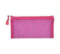KyltoSynth Mesh Pouch, Zipper Small Nylon Travel, Mini Zipper Pouch, Mesh Makeup Bag for Daily, Purse Organizer Insert, to Keep Small Ltems, Home Organizing, Rose Pink, 3.93 x 7.87 inch, Convenient