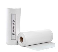 KYMY Chinese/Japanese Calligraphy Paper Roll, Sumi Paper/Xuan Paper/Rice Paper, 35cmX25m, Sheng (Raw) Xuan, 1 Roll