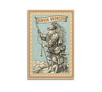 KYNA Art Poster DENVER BRONCOS Poster Decorative Painting Canvas Wall Posters And Art Picture Print Modern Family Bedroom Decor Posters 20x30inch(50x75cm)