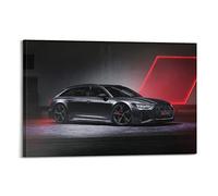 KYNA Sports Car Poster for AUDI RS6 Racing Car Super Car Poster Decorative Painting Canvas Wall Posters And Art Picture Print Modern Family Bedroom Decor Posters 08x12inch(20x30cm)