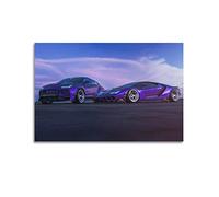 KYNA Supercar Poster for Lamborghini Centenario And Urus Sport Car Poster Decorative Painting Canvas Wall Posters And Art Picture Print Modern Family Bedroom Decor Posters 12x18inch(30x45cm)