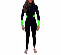 Kynay Surf Ultra Stretch Thermal 5-4 Mm Woman Long Sleeve Chest Zip Neoprene Suit Black S Woman