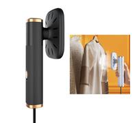 KyneLit 2in1 Handheld Portable Clothes Steamer, Travel Steam Iron 30s Fast Heat Up, Mini Ironing Machine for Business Travel (Black)