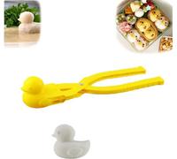 KyneLit Duck Rice Mold, Duck Shaped Rice, DIY Sushi Molds Animal Rice Tool, Duck Snowball Maker, Rice Duck Mold, DIY Sushi Duck Rice Mould, Duck Rice Mold Tongs (A)