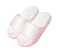 KyneLit Marshmallow Comfort Slides - Soft, Non-Slip Shower Shoes for Men and Women, EVA Open Toe Soft Pillow Sliders Bathroom Pool Shower Anti-Slip