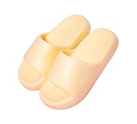 KyneLit Marshmallow Comfort Slides - Soft, Non-Slip Shower Shoes for Men and Women, EVA Open Toe Soft Pillow Sliders Bathroom Pool Shower Anti-Slip