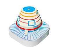 KYNEPSBH 3D Memo Pad,3D Notepad,3D Art Memo Pad,Spacecraft 187 Sheets Paper Carving Art Notepad,Non-Stick Artistic Sticky Notes,DIY Paper Notes Creative Decorative Gift,for Home Office Desktop