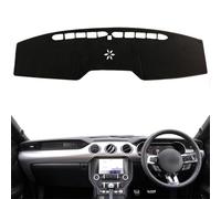 KYNEPSBH Fit for Ford Mustang 6th Gen 2015-2019,Dashboard Cover,Interior Dash Covers,Black Dashboard Cover Mat,Car Interior Accessories