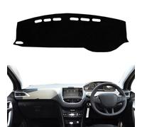 KYNEPSBH Fit for Peugeot 2008 2013-2018,Dashboard Cover,Interior Dash Covers,Black Dashboard Cover Mat,Car Interior Accessories