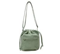 Kyntex crossbody bags Women Bag Middle Shoulder Drawstring Bucket Casual Light Youth Bag-green