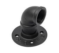 Kyntysc 5FT Two-Section Metal Stair Handrail - Durable Wrought Iron Railings for Indoor/Outdoor Steps, Modern Safety Guardrail with Easy Installation, Black Powder-Coated Finish