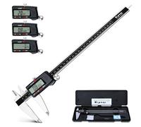Kynup Digital Calipers, 12inch/300mm Calipers Measuring Tool with Stainless Steel, Auto-Off Feature, Inch Metric Fraction Conversion Digital Caliper Tool for Household/DIY/Jewelry/Woodworking