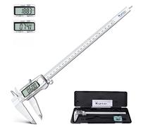 Kynup Digital Vernier Calipers, 300mm/12 Inch Caliper Measuring Tool with Stainless Steel, Large LCD Screen, Easy Switch from Inch Metric
