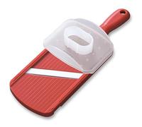 KYOCERA Adjustable Ceramic bladed Slicer with Hand Protector-Red, One Size