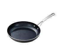 Kyocera Ceramic Frying Pan with Ceramic Non-Stick Coating, 26 cm, PFAS/PTFE Free, Stainless Steel Handle, Suitable for All Hob Types