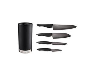 Kyocera KB-RD BK 4KN ZK EU - 4pc Knife & Block Set, Black