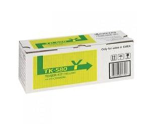 Kyocera Mita FSC5150 Yellow TK580Y 2800 Pages Original Toner