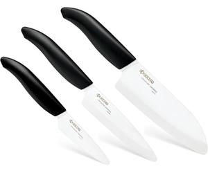 Kyocera Set FK-3PC-BK - 3pc Ceramic Knife set