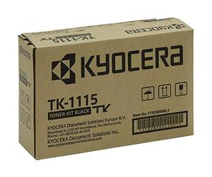 Kyocera TK-1115 Toner Black, 1,600 Pages, Original Premium Printer Cartridge 1T02M50NLV compatible with ECOSYS FS-1041, FS-1220MFP, FS-1320MFP