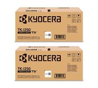 Kyocera ECOSYS MA3500fx Printer Toner Cartridges (2 Pack) -TK-1250 Multipack Original