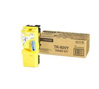 Kyocera TK 820Y Toner cartridge - 1-pack Yellow
