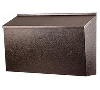 KYODOLED Wall-Mount Mailbox, Large Capacity Mail Box, Galvanized Steel Rust-Proof Metal Post Box, Mailboxes for Outside,15.7"x9.9"x4.9" Bronze