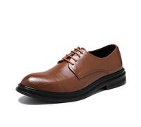 KYOESCAI Men's Oxfords Formal Lace Up Dress Shoes Classic Business Derbys