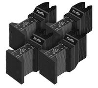 Kyoffiie 100Pcs Oscillating Saw Blades, 1-3/4" Quick Release Multi Tool Blades Kits Universal Oscillating Tool Blades Wood Plastic Multitool Blades Compatible with Dewalt Ryobi Makita Bosch Craftsman