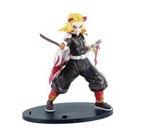 Kyojuro Figure, Draw the Sword Rengoku Kyoujurou Anime Figures 20 cm/7.9 Inches PVC Cosplay Artisan Souvenirs for Anime Fans Gifts