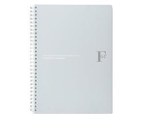 Kyokuto F.O.B COOP W Ring Notebook - B5 - Dot Grid - Silver [Office Product]
