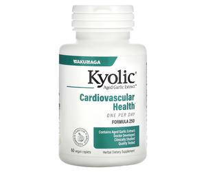 Kyolic, Aged Garlic Extract Cardiovascular Health, Formula 250 60 caps, Free P&P