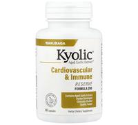Kyolic Aged Garlic Extract Cardiovascular & Immune Reserve Formula 200 60 Capsules