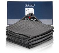 KYONANO Espresso Accessories, Barista Cloth 4 Pack, Coffee Accessories, Waffle Weave Microfiber Towel (12"x12"), Coffee Towels for Bar, Espresso Towel, Barista accessorie for Clean Steam Wand