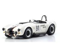 KYOSHO 8047EW 1:18 SHELBY COBRA 427 S/C - ESSEX WIRE - WHITE/DARK BLUE (08047EW)